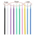 thumbnail image 3 of 400 Packs Premium Disposable Micro Brush, Cleanser Spoolie, Mascara Wands, Glue Remover Brush, Gold, 3 of 5
