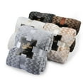thumbnail image 7 of Catalonia Silky Soft Sherpa Throw Blankets for Beds, Flannel Chevron Micro Plush Fleece Blankets and Throws for Couch Sofa TV Bed, Reversible, Comfy, Fuzzy, 50""x60"", Brown, 7 of 7
