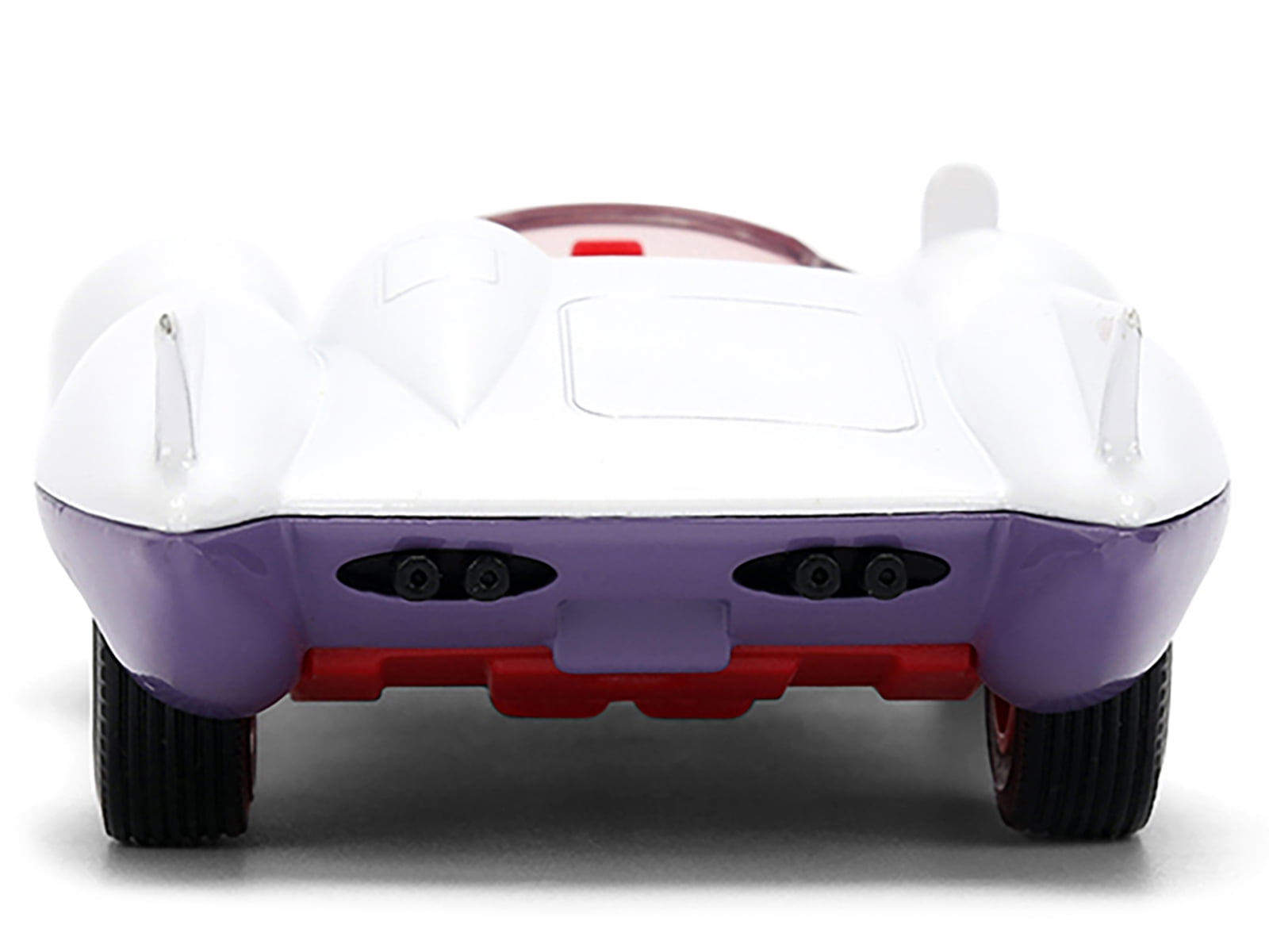 Mach 5 White with Red Stripes and Interior 