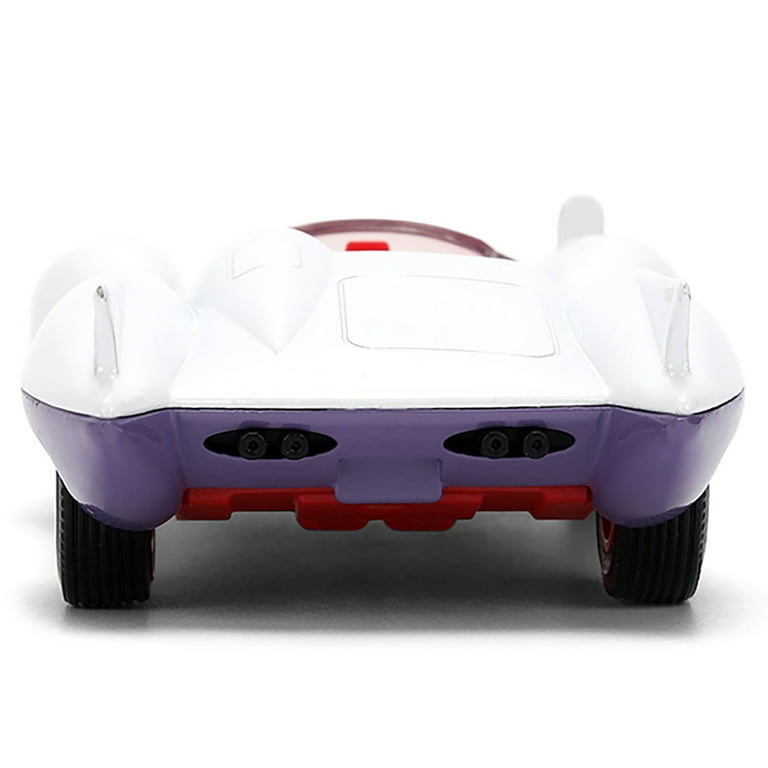 Mach 5 White with Red Stripes and Interior 