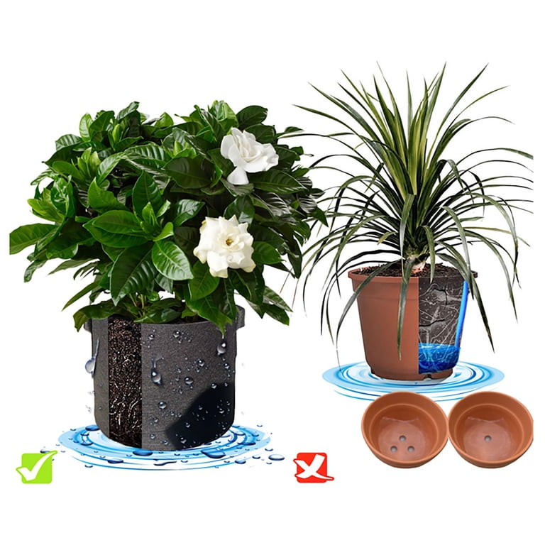Herrnalise 2 Gallon Plant Grow Bags Multi-Purpose Nonwoven Fabric Pots with  Durable Handles,Durable Breathe Reusable Outdoor Garden Plant Pots for ...