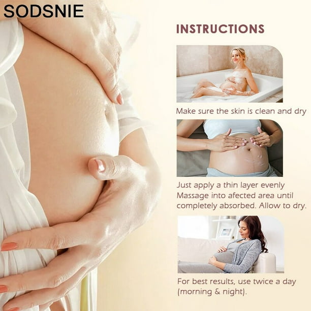 Prevent stretch marks: breast, belly and pluck massages during pregnancy-  sanosan