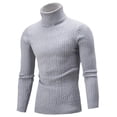 thumbnail image 4 of Pull Chaud Automne et Hiver pour Hommes, Pull à Col Roulé à Manches Longues, Pull Tricoté Rétro, 4 of 5