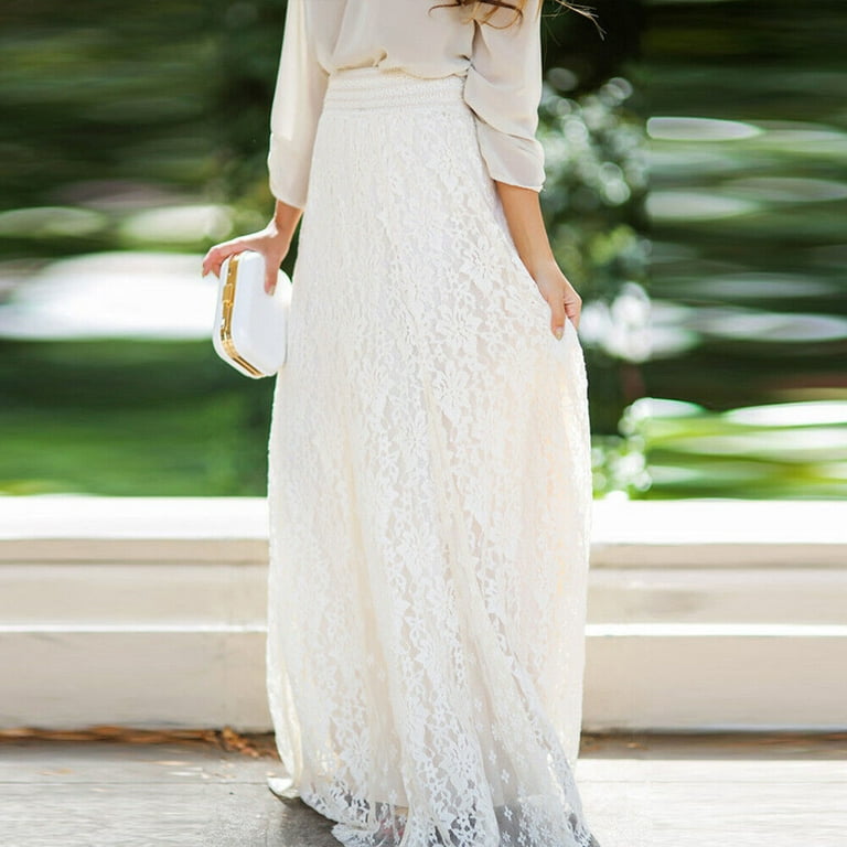 Boho lace skirts sale