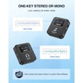 thumbnail image 4 of LEKATO Wireless in-Ear Monitor MS-20 Charging, 30H Battery Life with Box, 2.4G IEM System 1Transmitter 2 Receivers Auto-Pairing,OTG Support,One to Mo, 4 of 7