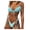 C-Blue300, variant on Swimsuits For Women 2 Piece Bikini Set Solid Color Triangle Tie Front Bra Thong Bottoms Color Block Holiday Beachwear