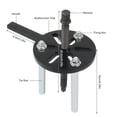 thumbnail image 3 of Miumaeov 21 in-1 Bearing Disassembly Kit Bearing Disassembly Puller Inner Hole Puller Removal Tool Tool Puller Set Puller Kit, 3 of 10