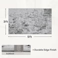 thumbnail image 2 of Abstract Area Rug x Modern Rugs for Living Room Neutral Machine Washable Rug Non Slip Carpet for Bedroom Office Living Room Dining Room Nursery Rug Grey &, 2 of 6
