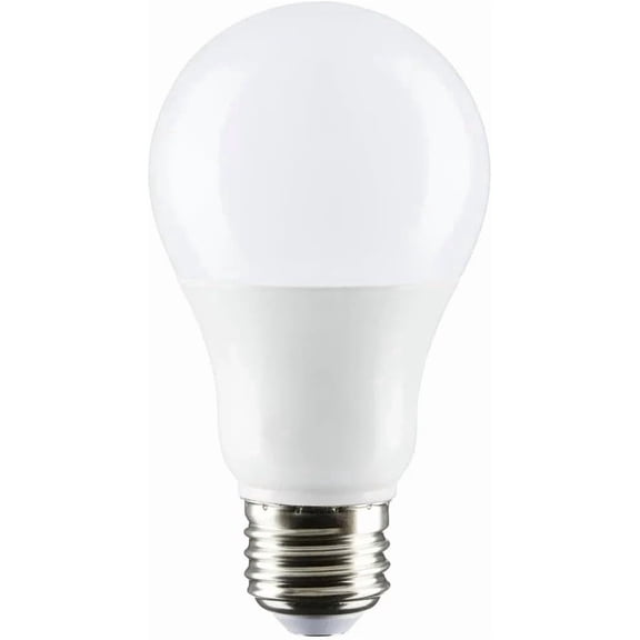 Satco 8.8-Watt LED E26 Light Bulbs, 2700K, 25000 Hour Rating, Dimmable, 6 Pack