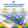 thumbnail image 2 of Blue Wave 16' x 32' 15-Year Rectangular In Ground Pool Winter Cover, 2 of 7