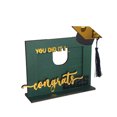 thumbnail image 2 of 2025 Graduation Season Wooden Tabletop Holiday Decorative Ornament Graduation Season Gift, 2 of 8