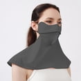 thumbnail image 3 of FUZHIQ UV Sun Protection Face Mask with Neck Coverage UPF 50+ Face Shield Breathable Design for Summer Outdoor Activities, 3 of 4