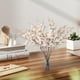 thumbnail image 4 of Artificial Cherry Blossom Branch | Silk Sakura Flowers | Realistic Multi-Fork Decorative Stem | White Pink | Flexible Arrangement | 42.13in | For Vase, Weddings, Decor, 4 of 6