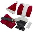 thumbnail image 2 of Fun World Red and White Regency Plush Santa Claus Adult Christmas Costume - Plus Size, 2 of 2