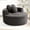 Black+ Gray + Foam+Spring + Fiber Foam and Polyester Fiber Pad, variant on Round Sofa Bed with Memory Foam Sectional Couches for Living Room, Cloud Couch with three pillows, Green