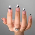 thumbnail image 1 of False Nail Tips Fake Artificial Art DIY Finger Cover Ink Wave Temperament Finished Product Removable, 1 of 3