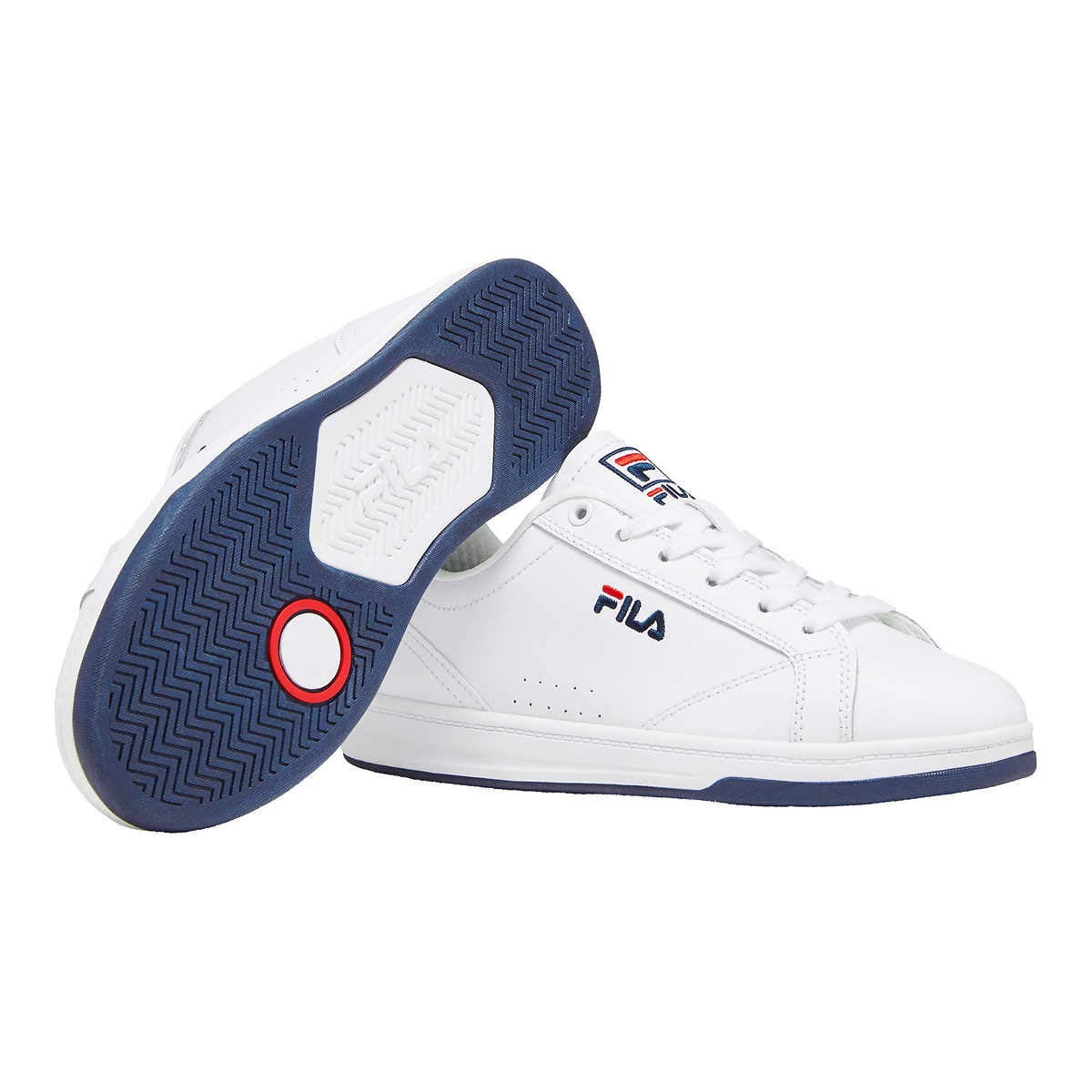 fila leather court shoes