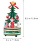 thumbnail image 3 of Caja de música navideña, adornos de mesa de madera, estatuilla de árbol de Navidad, adorno de mesa de madera para vacaciones de Navidad, 3 of 5