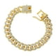 thumbnail image 3 of Fiudx Pulsera y Hebilla de Aleación Ajustable, Elegante Accesorio de Moda y Tono Dorado, Elegante Joyería para Mujer, para Uso Diario, Talla 20 Cm, Ajuste Perfecto., 3 of 7
