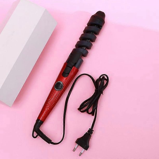 Automatic Hair Curling Iron, Ceramic Body Protects Hair. Set in Ten Seconds Red
