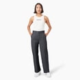 thumbnail image 4 of Pantalones de Trabajo para Mujer Dickies Corte Holgado con Refuerzo Doble en Rodillas Carbón, 4 of 6
