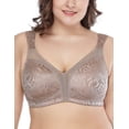 thumbnail image 1 of Bra Deyllo para mujer, cobertura total, talla grande, 44 g, color caramelo, 1 of 8