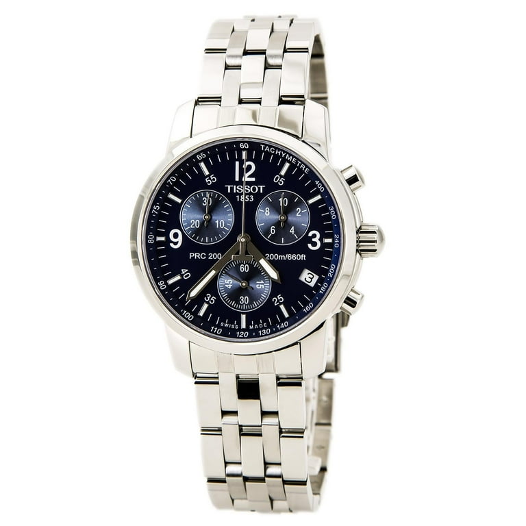 Tissot prc200 men's online stainless steel bracelet watch