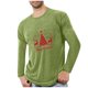 thumbnail image 2 of Amzcrzy - Sudadera Para Hombre, Deportiva, Fitness, Para El Hogar, Pijama Navideño Estampado, Camiseta De Manga Larga, Cuello Redondo, Verde, Xl, 2 of 4