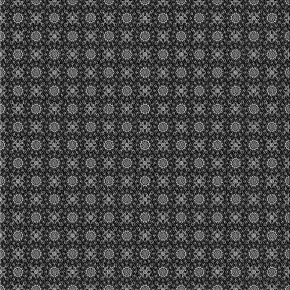 Ahgly Company Machine Washable Indoor Square Transitional Midnight Gray Area Rugs, 3' Square