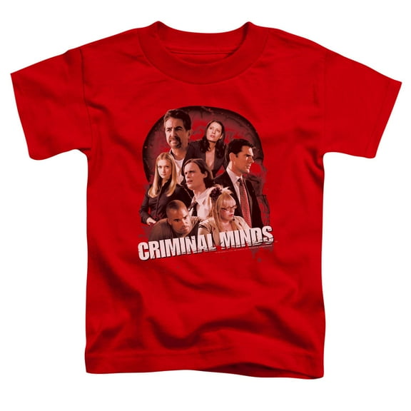 Criminal Minds Brain Trust Toddler T-Shirt Red