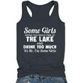 thumbnail image 4 of Babysbule Womens Tank Tops Women's Drinking Tank Tops Adult Girls Summer Beach Funny Graphic Racerback Tanks Vest Sayings Blouse, 4 of 6