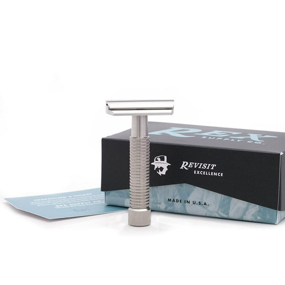 Rex Supply Co. Envoy Stainless Steel 3 Piece DE Razor