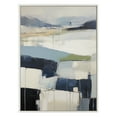 thumbnail image 3 of Kate and Laurel Sylvie Skyline I Framed Canvas Wall Art by Amy Lighthall, 31.5x41.5 White, Modern Abstract Landscape Art for Wall, 3 of 7