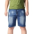 thumbnail image 3 of jsaierl Men's Drawstring Denim Shorts Summer Casual Loose Plus Size Shorts Jeans Big and Tall Baggy Outdoor Denim Pants, 3 of 9
