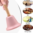 thumbnail image 4 of Loud Hand Call Bell with Wooden Handle，Christmas Jingle Bells, 4 of 5