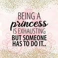 thumbnail image 2 of Allen, Kimberly 15x15 White Modern Wood Framed Museum Art Print Titled - Being a Princess, 2 of 4