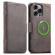 thumbnail image 1 of SUTENI J07 For iPhone 16 Pro Max Case Compatible with MagSafe Litchi Texture Leather Wallet Phone Co, 1 of 5