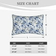 thumbnail image 3 of Fotbe Blue Paisley Pillow Cases - Envelope Closure - Luxury, Extra Soft, Cooling Pillow Covers - Wrinkle, Fade, Stain Resistant-, 3 of 8