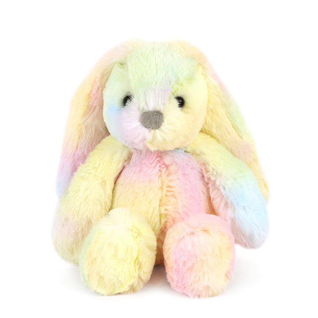 Mon Ami Mini Rainbow Bunny Plushie - Juguete de peluche de 8 "" para niños Juguete de peluche de conejito suave y tierno Lindo regalo de Pascua o cumpleaños Juguete abrazable Adorable juguete de peluc