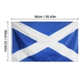 thumbnail image 2 of Desktop Ornament for Home - Scottish Flag Themed Canvas with Fading Colors and Double Header Showcase, 2 of 8