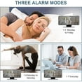 thumbnail image 6 of Digital LED Projection Alarm Clock Temperature Date Projector, Snooze Y9E7, 6 of 8