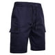 thumbnail image 2 of pstuiky Pantalones cortos para hombre, Pantalones cortos cargo para hombre, para correr, con múltiples bolsillos y cintura elástica para senderismo. Pantalones cortos cargo, 2 of 3