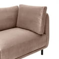 thumbnail image 6 of Velvet Sofa 79 Inch Coastal Style Modern Sofa with Metal Legs, 6 of 8