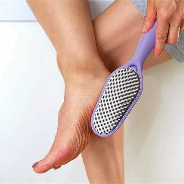 XWSHYW Herramienta de Masaje Lima de Acero Inoxidable para Pies, Piedra para Pies, Eliminación de Piel Muerta, Amoladora de Pies, Eliminación de Callos, Lima de Cepillo para Pies