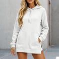 thumbnail image 2 of FUZHIQ Hoodie Dress for Women â Trendy Pullover Long Oversized Sweatshirt Dresses for Women 2026 with Pockets, Split Hem, 2 of 5