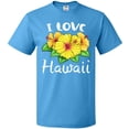 thumbnail image 3 of Inktastic I Love Hawaii Hibiscus Flowers T-Shirt, 3 of 5