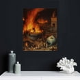 thumbnail image 4 of Nawypu  Hell Canvas Art Print Wall Decor, 4 of 4