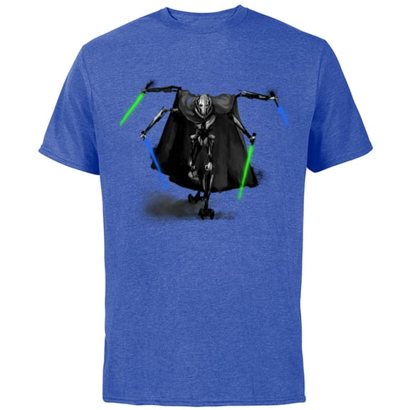 Star Wars Revenge of the Sith General Grievous - Short Sleeve Cotton T-Shirt for Adults -Customized-Royal Heather