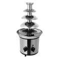 thumbnail image 6 of 4 Tier Chocolate Fountain Machine,Stainless Luxury Cater Cheese Cascading Fondue 170W, 6 of 7