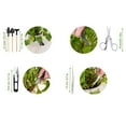 thumbnail image 2 of Juego de herramientas de hierro de 8 piezas con rastrillo, palas, pinzas y tijeras para un cuidado preciso de las plantas Kit completo de jardinería para bonsáis, 2 of 6